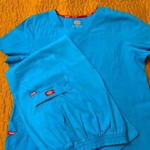 DICKIES WOMEN UNIFORM SET ( TEAL)
